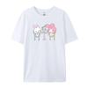 Cotton Breathable Childrens Tshirt Summer New Cute Melody Printed Parent Child Wear Unisexs and Womens Short Sleeves 2026