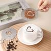 3 buc șabloane de cafea cu margine netedă din oțel inoxidabil cafea latte art șabloane matrițe pentru acasă, bucătărie, cafenea