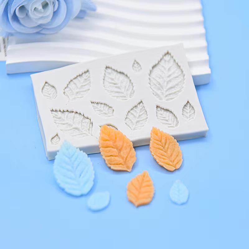 DIY Leaf Maple Leaf Silicone Mould Leaf Collection Flipping Silicone Mold Cake Decoration Moulds Resin Clay Accessories