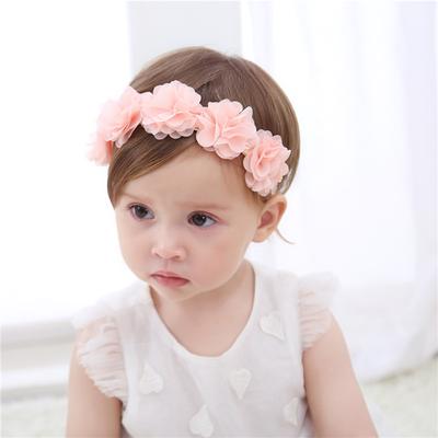 Baby Mädchen Stirnband Niedliches Baby Elastisches Haarband Neugeborenen Kopf Blume Kleinkind Stirnband Kopfbedeckung Kinder Kinder Haarschmuck