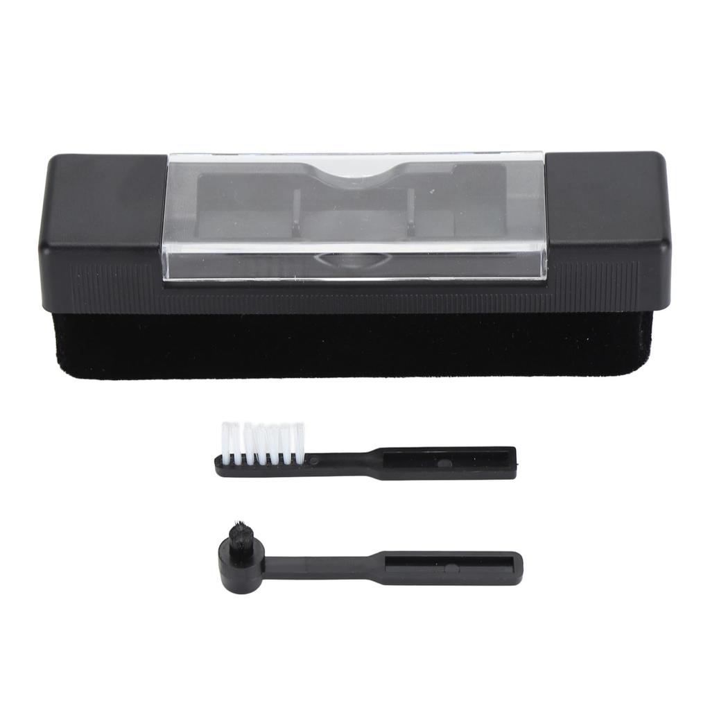 3-teiliges Schallplatten-Reinigungsbürsten-Set, weicher Samt, schonende Reinigung von Schallplatten und Nadelbürste für CD, VCD, DVD