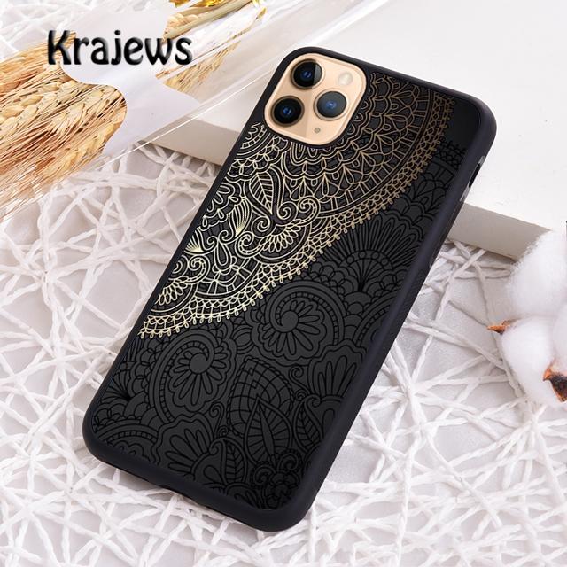 Floral Paisley Flower Mandala For iPhone 17 Air 16 Phone Case Cover 15 14 plus 12 13 pro max coque