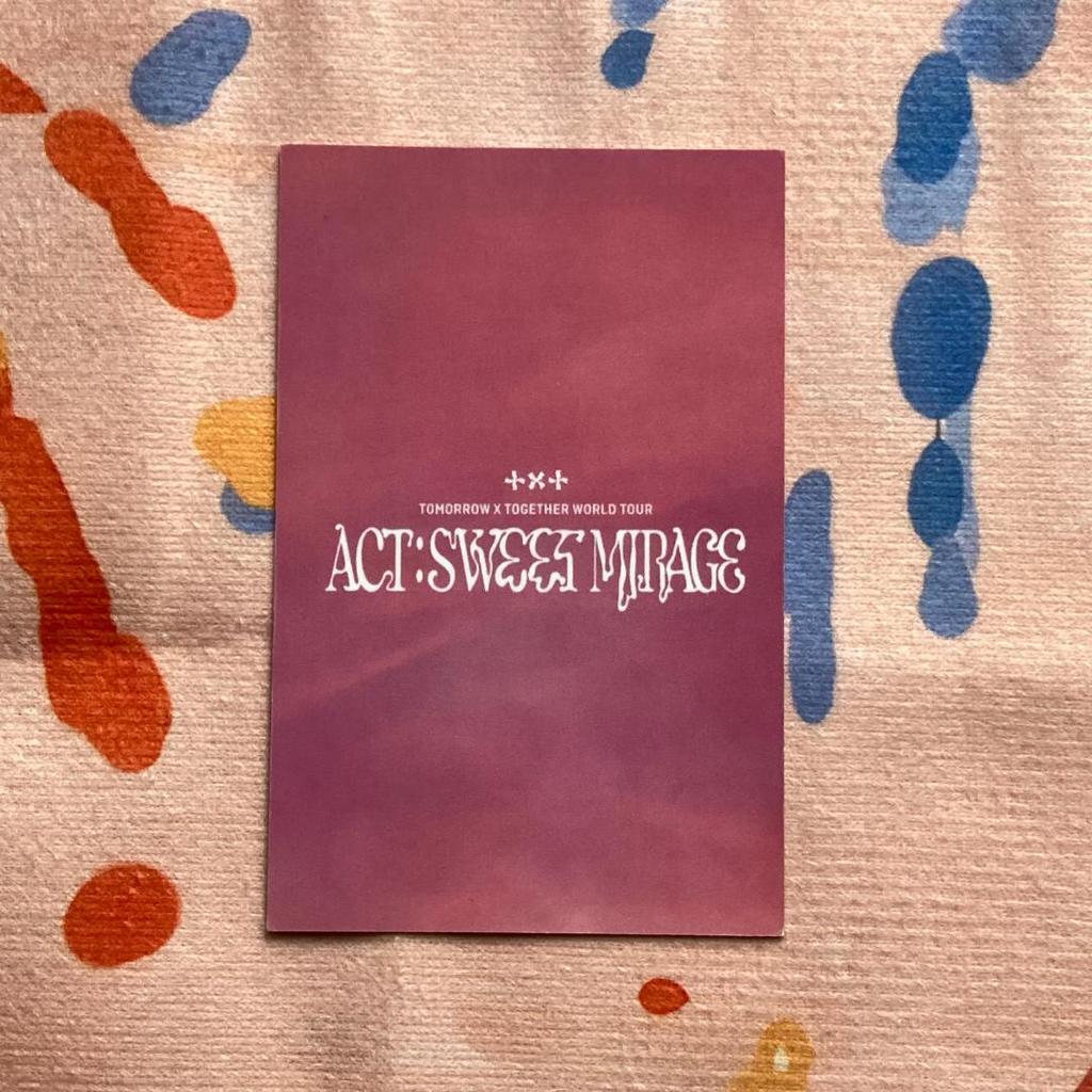 [USED] TXT Yeonjun MOAZONE Seoul Concert FC Trading Card