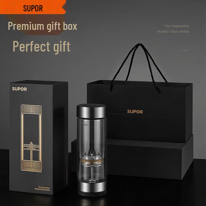 

SUPOR Double Wall Borosilicate Glass Tea Mug 360ml