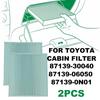 For Toyota Car Cabin Filter Kits Air Filter Replacement 87139-30040 87139-06050 87139-0N01 Air Conditioning Filter Car Filter