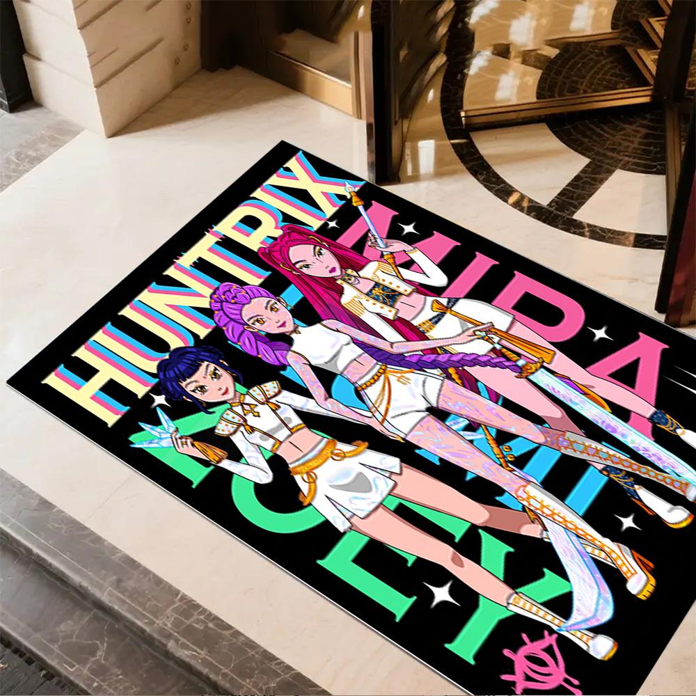 Huntress Power Unite Floor Rug Office Rug Design for Kitchen Hallway Entryway Balcony Antislip Carpet Decorate Offices