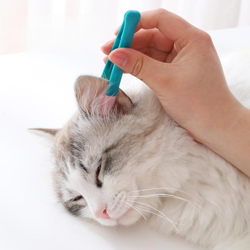 Pet Eye Cleaner Soft Brush Hair Cleansing Around the Eyes Cat  Tear Stain Remover Comb Pet Cleaning Supplies