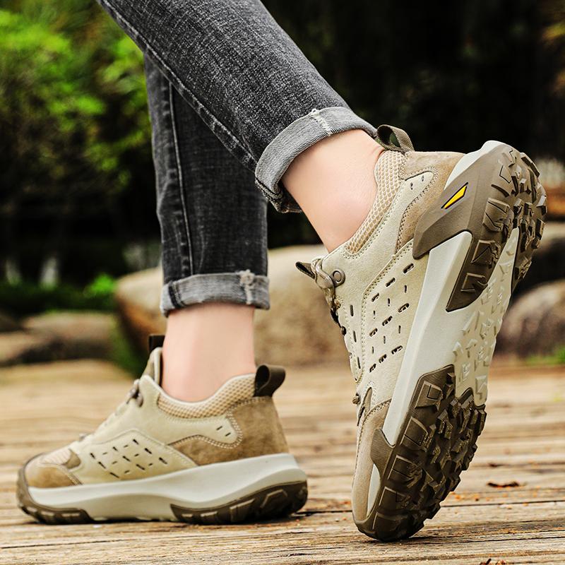 Modische Professionelle Wanderschuhe für Herren, Hochwertiges Atmungsaktives Mesh Outdoor Fitness und Offroad Wanderschuhe