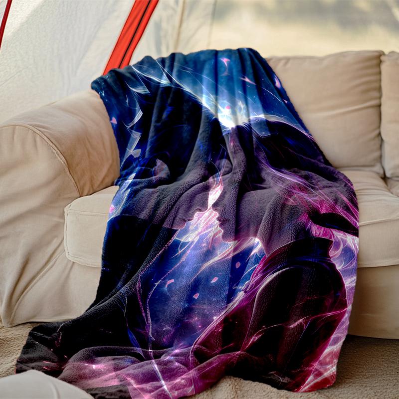 1pc Naruto Blanket, Home Printed Throw Blanket - Soft Blanket Gift for Family, Washable Sofa Bed Blanket