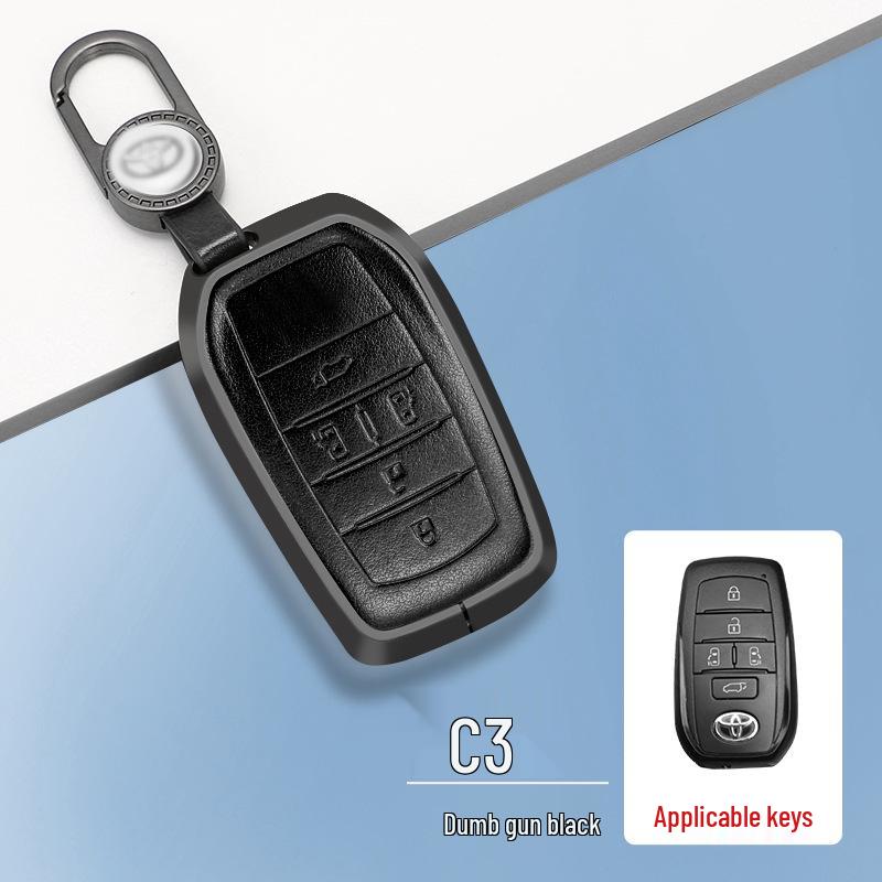 FAW Toyota Key Case for Highlander, RAV4, Corolla, C-HR, IZOA & Crown - Car Key Cover & Shell