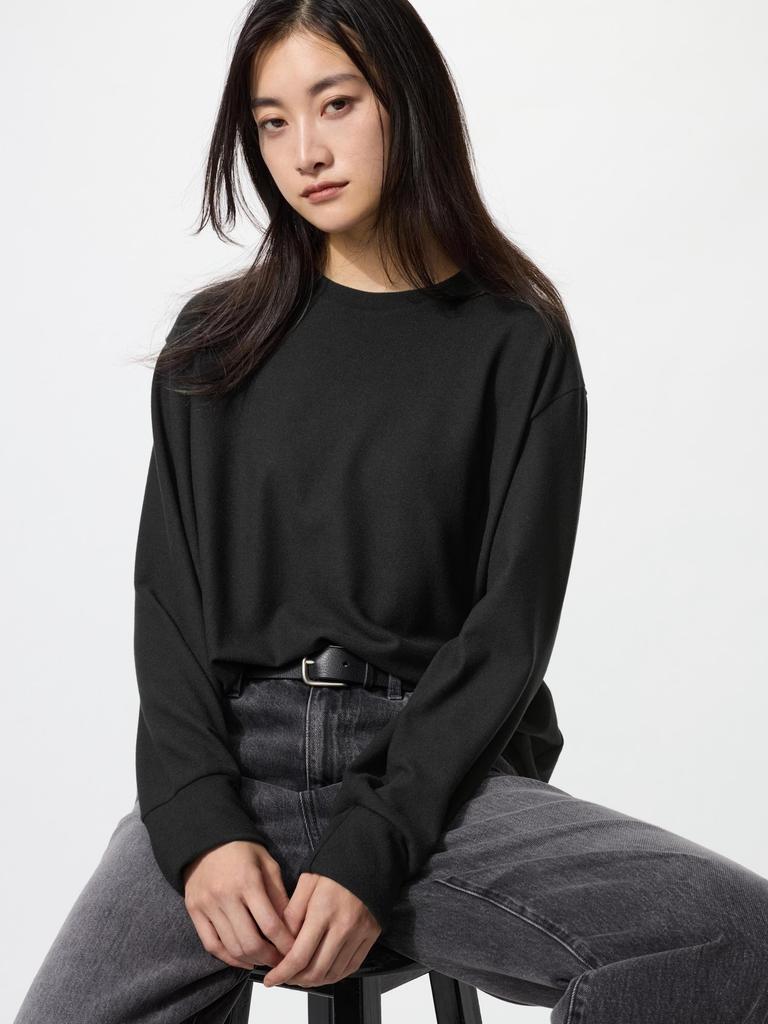Uniqlo SofT KniT Fleece Crew Neck T