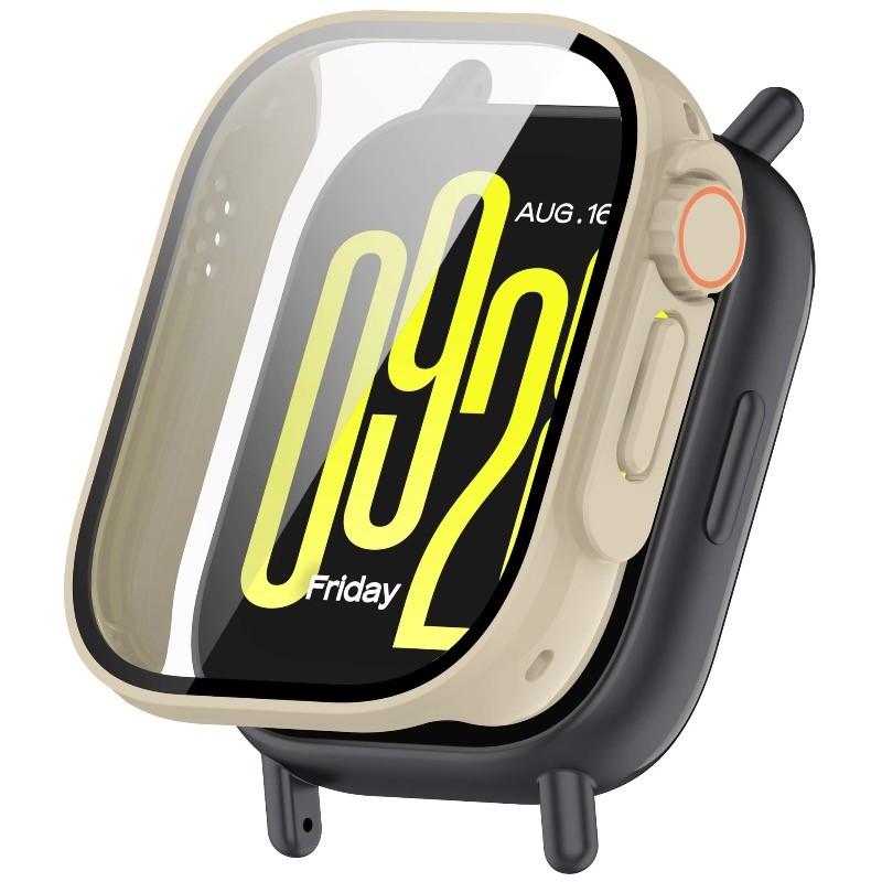 Change To Ultra Case for Xiaomi Redmi Watch 5 Lite / Active Tempered Glass Shell & Screen Protector Cover Accessories