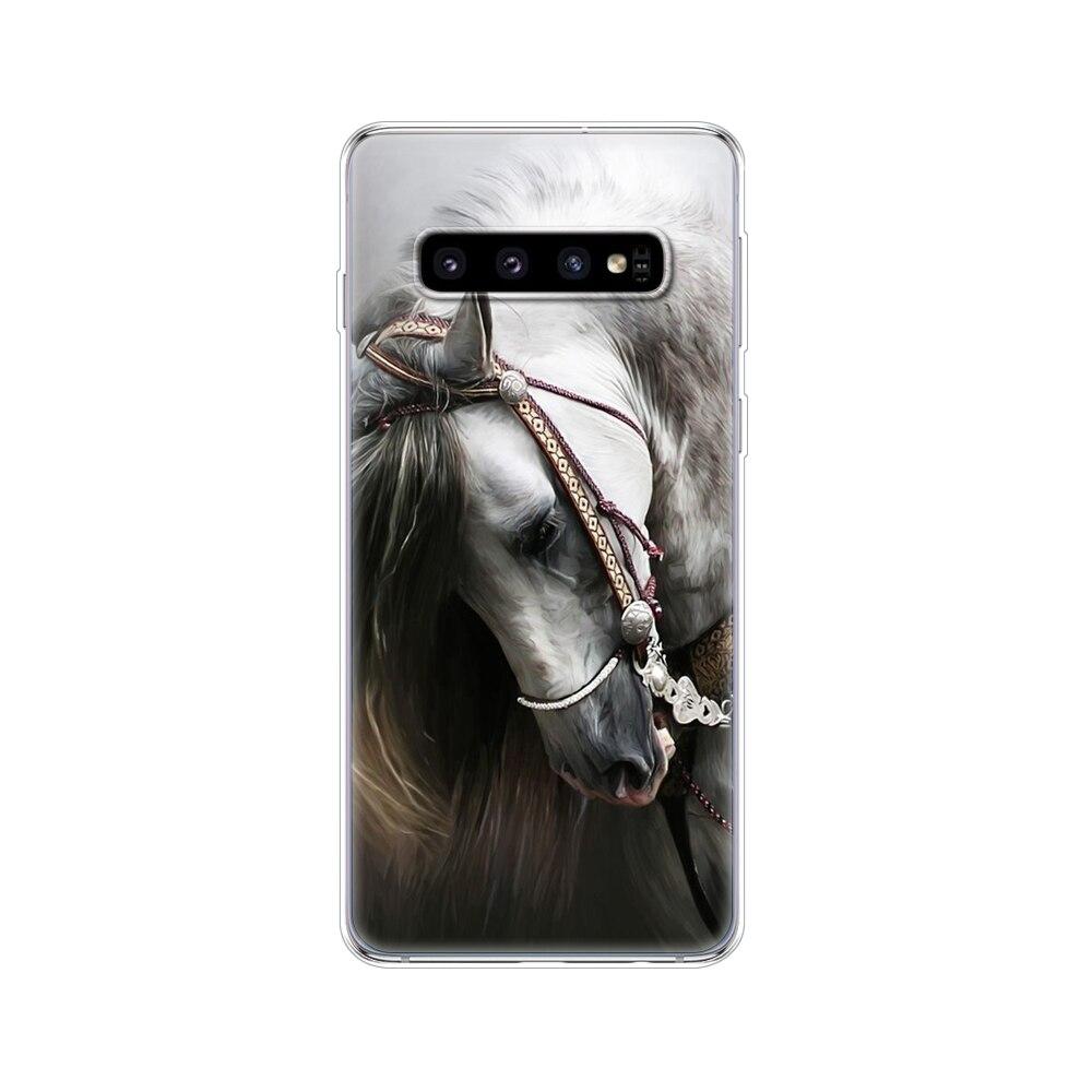 For Samsung Galaxy S10 Case S10Plus Silicone TPU Cover Phone S10 E Case On For Samsung S10 Plus G975F S 10 SM-G973F Transparent