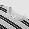 Semir Men's Pure Cotton Color-Block Stripe Short Sleeve T-Shirt with Pocket