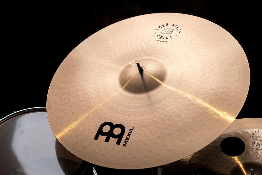 MEINL Cymbals Pure Alloy Series Ride Cymbals Thin Ride PA22TR 22" []