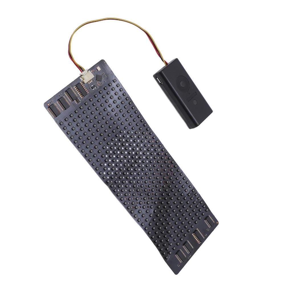 12x32 Resolution Rollable Screen HD Full Color LED Screen Flexible LED Display  Advertising