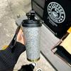 316 Titanium-Plated Antibacterial Thermos with Straw - Portable, Durable, and Stylish