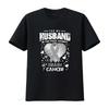 For My Husband Brain Cancer Awareness In The Fight T Shirt Vintage Washed Graphic Unisex Stretched Soft Casual Slightly