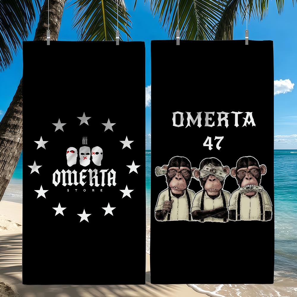 Marke O-Omerta 47 Handtuch Strandhandtuch Reise Leicht Hautfreundlich für Pool Strand Camping Kreuzfahrt Sommer