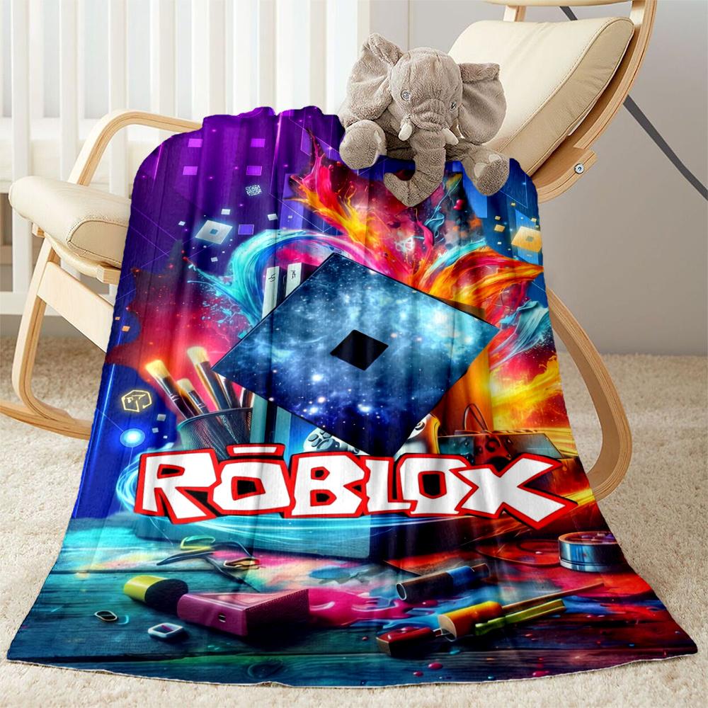 Roblox Game Character World Blanket Soft Warm Cozy Great For Office Chair Office Chair Allseason Use Modern Unique Gift For Family And Friends Camping