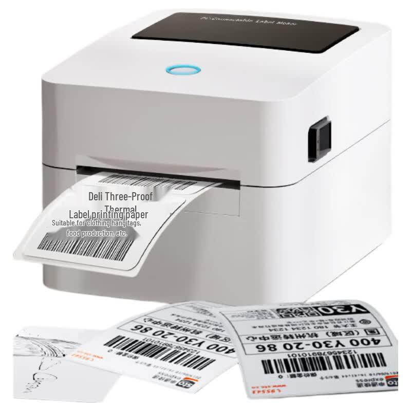 Deli DL-750W High-Speed Thermal Label Printer CN plug (adapter included)
