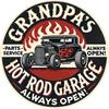 Hot Rod Car Metal Wall Art Vintage Garage Decor Rustproof Aluminum Sculpture