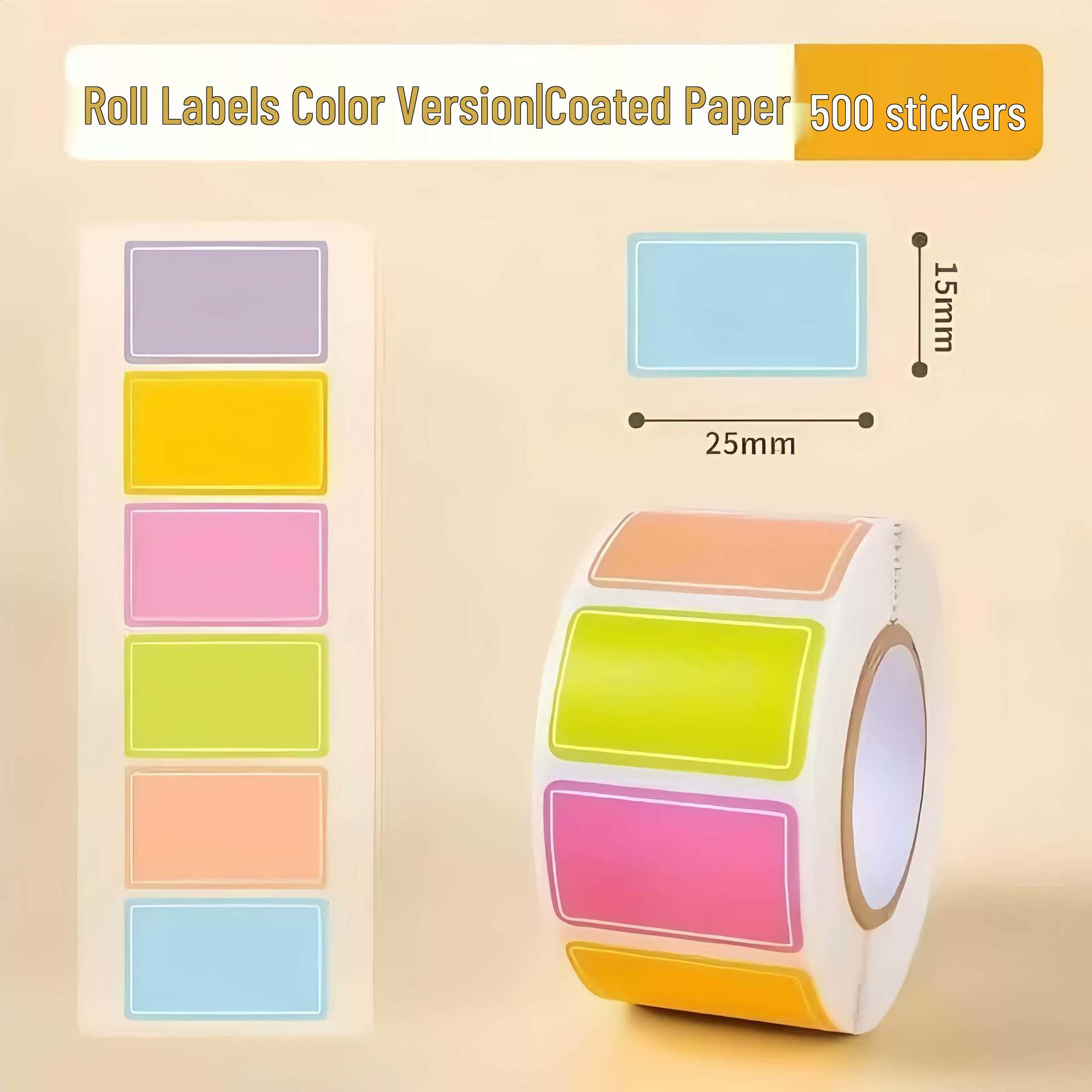 Waterproof Self-Adhesive Handwritten Label Stickers for Journals and Name Tags