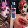 60ml Fake Blood Prop with Spray Head Halloween Horror Cosplay Cosmetics Artificial Plasma Party Pranks DIY Halloween Supplies