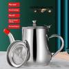 Filter Oil Pot Stainless Steel Household Leak-Proof Wine Pot Pouring Oil Bottle Seasoning Tank Kitchen Supplies Oz Pot Oil Tank