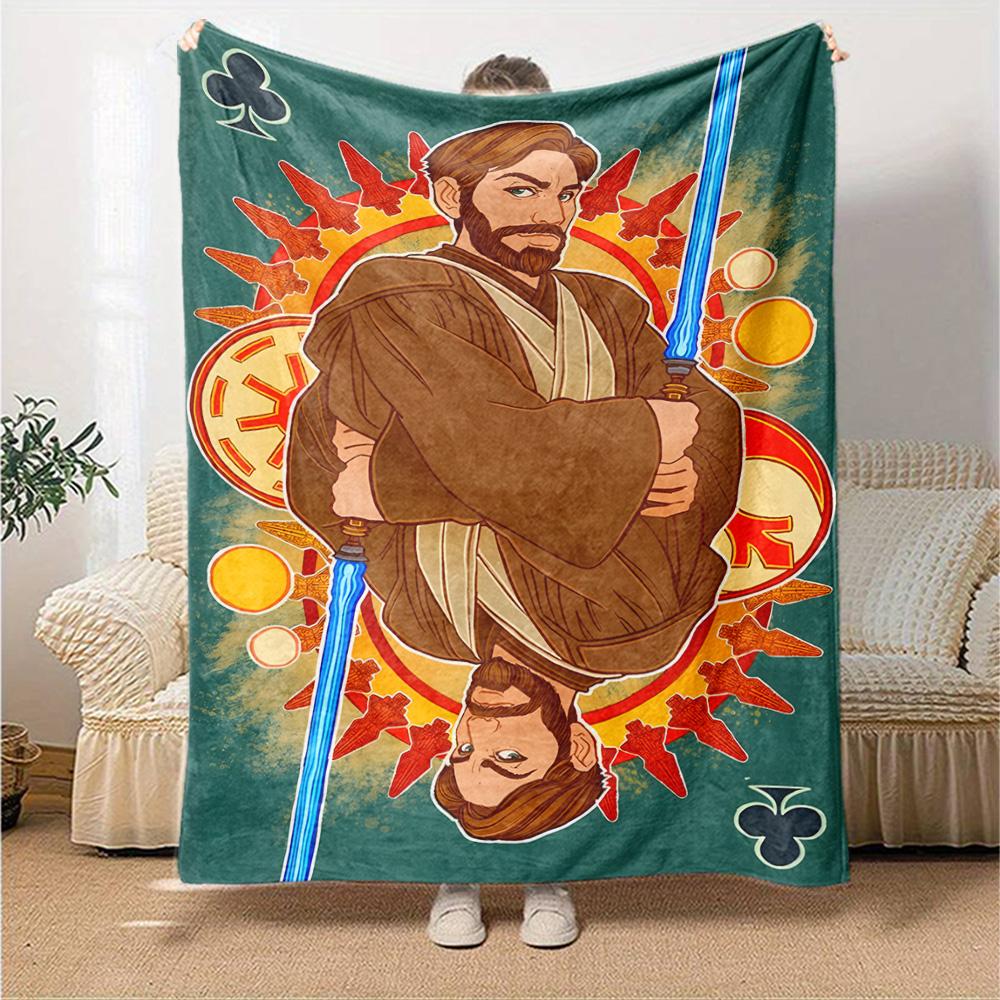 Star Wars Blanket Comfortable Perfect for Bed Sofa Couch Four Seasons Multipurpose Warmthful Decor Ideal Gift For Birthday Valentine'S Day