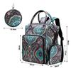 Knitting Bag Large Capacity Crochet Yarn Organizer Bag Lightweight Wear-resistant USB Charging Function for Sewing Crochet Hooks