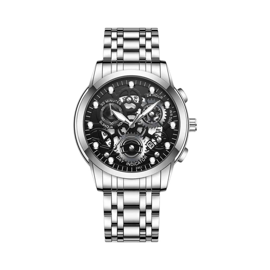 Men's Waterproof Luminous Running Alarm Clock Watch