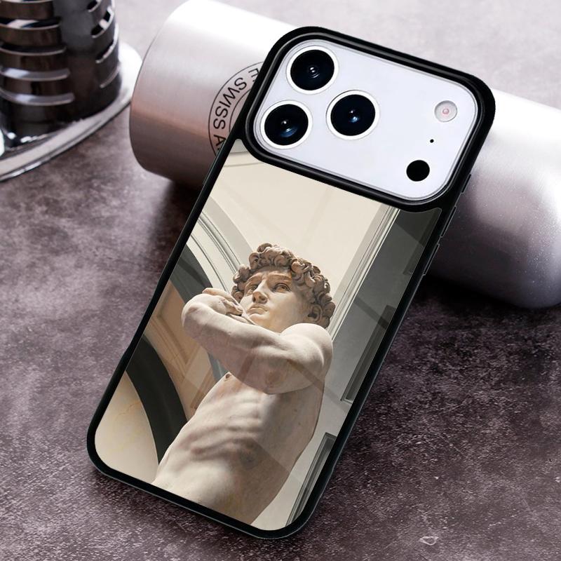 Griechische Ästhetik Gipsstatue Handyhülle für iPhone 17 16 15 Pro Max Air 14 13 12 11 Plus Stoßfeste Hülle