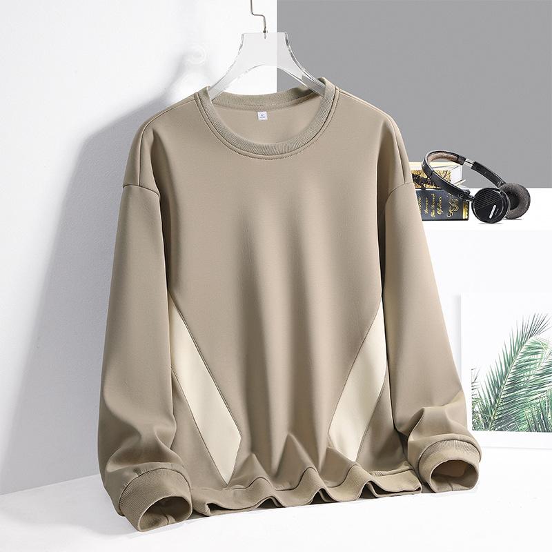Sweatshirt Casual Fashion Versatile Long Sleeved T-shirt Round Neck Men's Hoodie