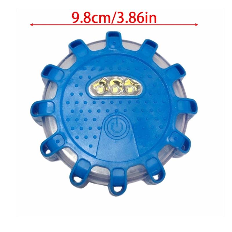 Car Emergencies Beacon Lights with 9 Blinking Pattern Roadside Assistance LED Flares Auto Safety Flashing Lights
