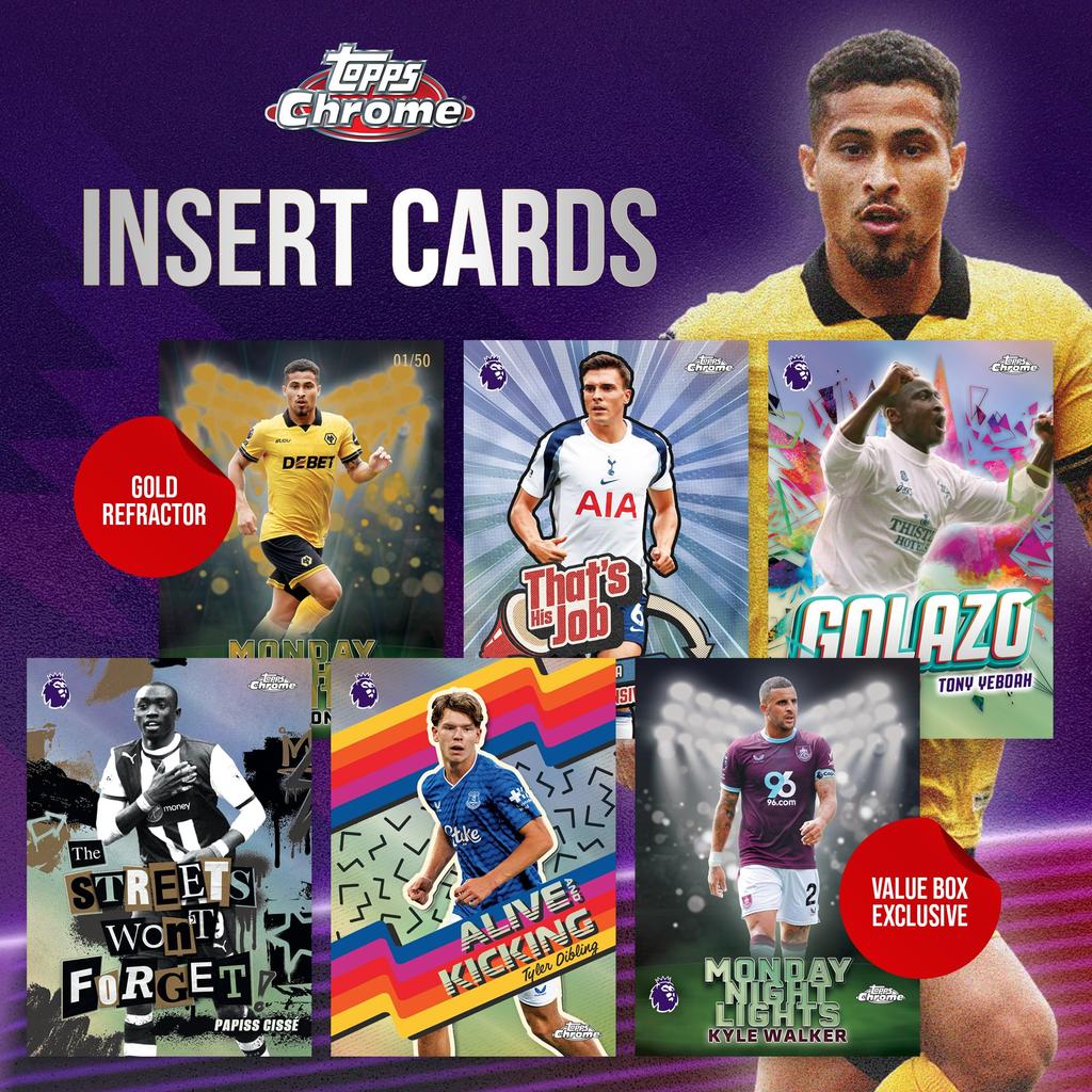 Topps Premier League Soccer Chrome 2026 Value Box
