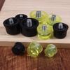 1 Pair Of Double Face Tap Rubber Hammer Head 25mm 30mm 35mm 40mm 45mm Yellow Black Hammer Replacement Striking Head