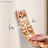 Funny Cat Hand Towels Kitchen Bathroom Hand Towel With Hanging Loops Soft Absorbent Home Decor Dishtowel For Cat Lover Gifts