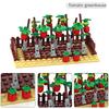 Moc Farm Animals Trees Plants Construction Blocks Toy Sets Henhouse Blocks Toy Sets For Kids Gifts With Vegetables Fruits Blocks Parts