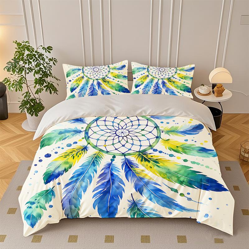 Quilt Cover Three-Piece Quilt Cover Set 07