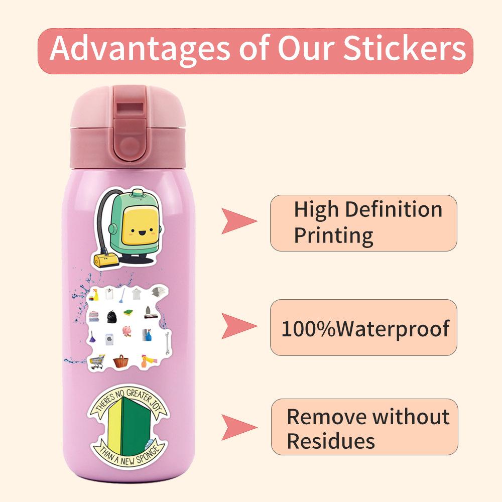 55 New Chore Graffiti Stickers Decorate Notebook Suitcase Mobile Phone DIY Stickers