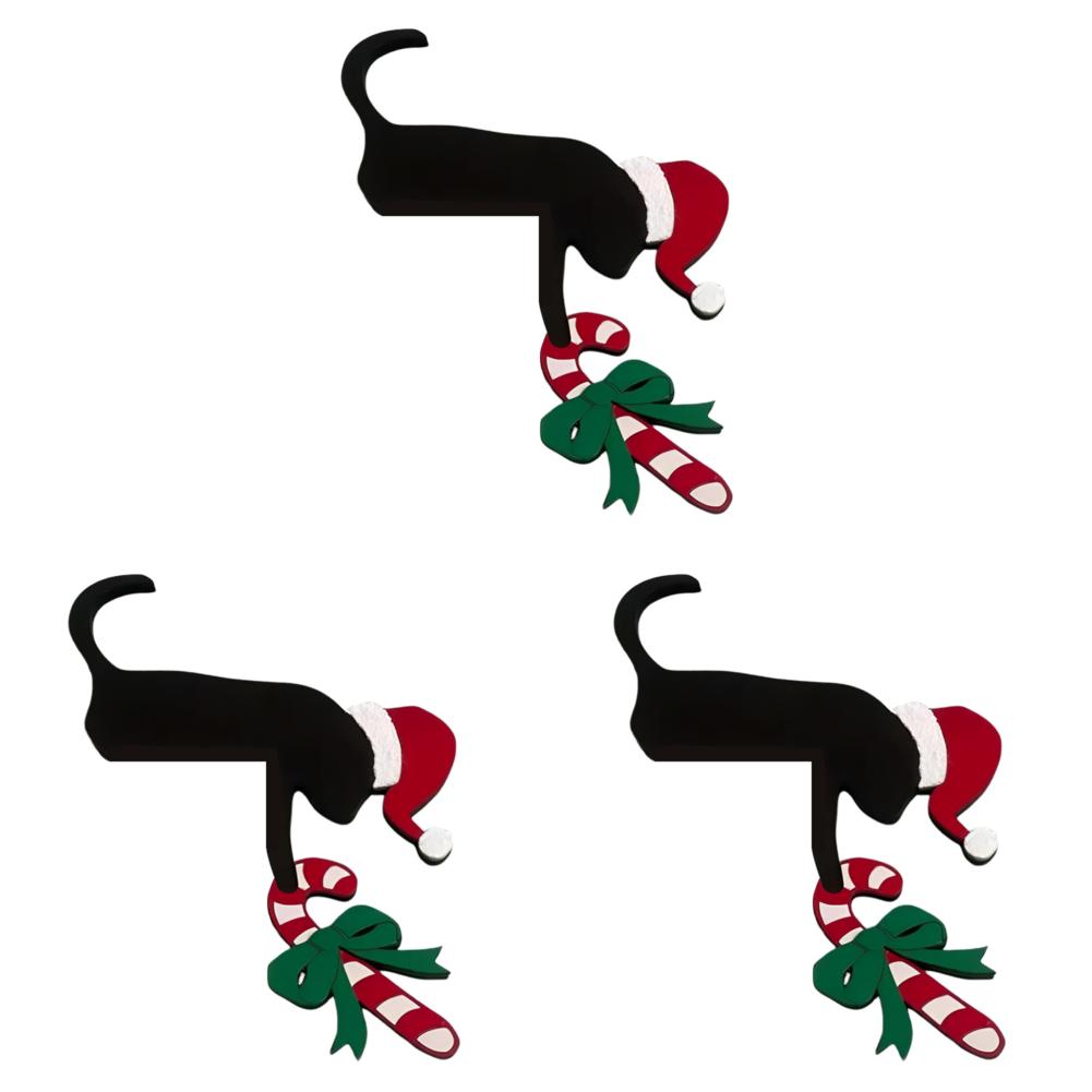 Świąteczne Nakładki na Drzwi Dekoracja Zimowa Świąteczna Dekoracja Narożnika Drzwi Znak Narożnika Drzwi Dekoracja na Aktywności Świąteczne Ornament