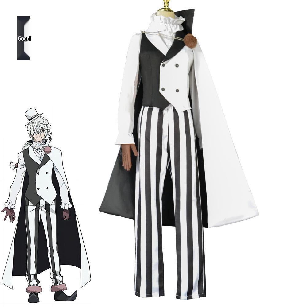 Bungo Stray Dogs Dazai Osamu & Nakahara Chuuya Anime Cosplay Kostymesett Tilgjengelig