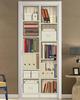 9Stlye Bookcase Peel and Stick Door Sticker Mural Self-Adhesive, Removable Waterproof Vinyl Door Decal for Bedroom and Living Room Wall Decoration