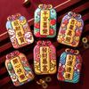 6Pcs Cartoon Chinese Snake Year Red Envelope Blessings Printing Hong Bao  Wedding Birthday