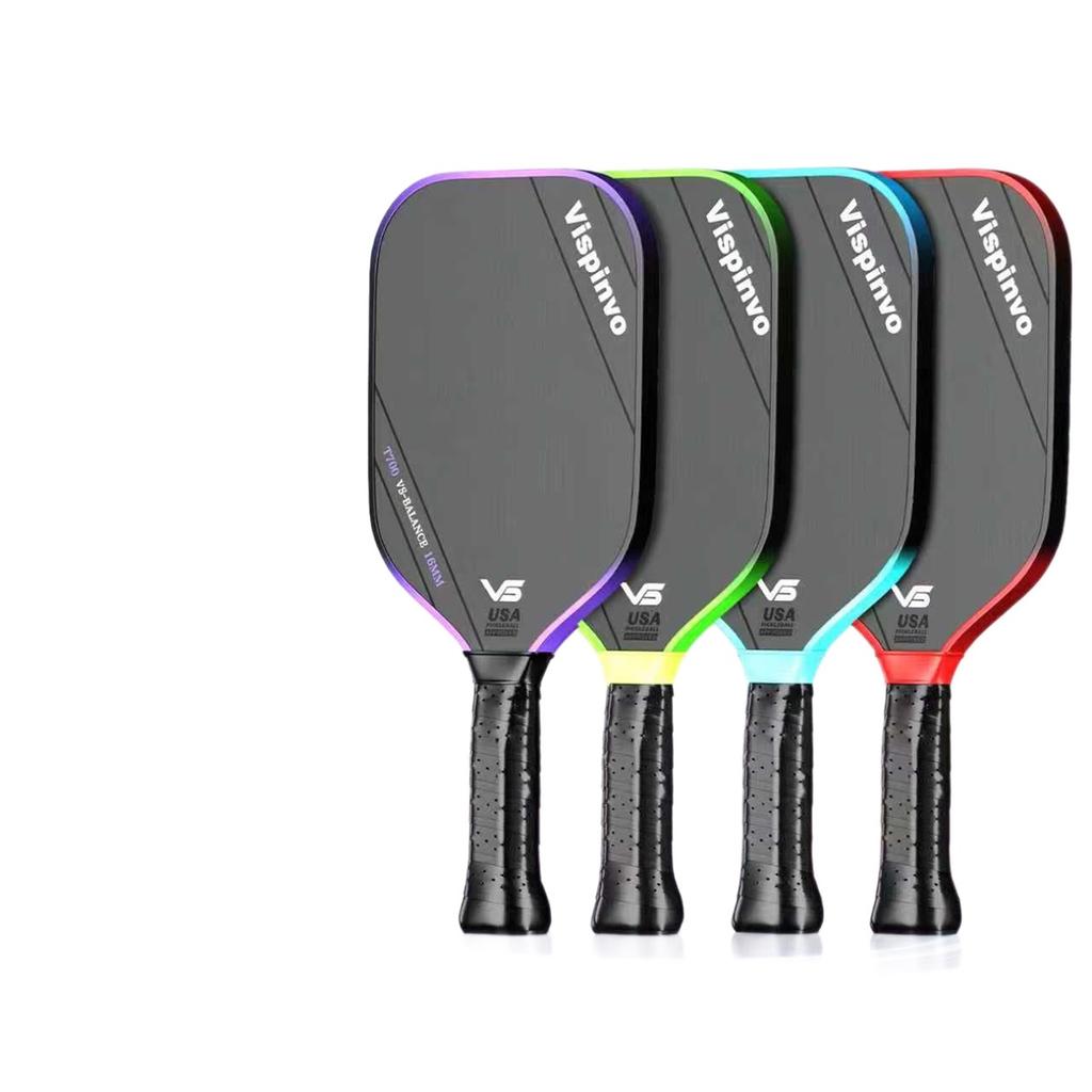 VISPINVO T700 Carbon Pickleball Schläger Leichter Hoher Rückprall Stoßdämpfung Professioneller Turnier Schläger
