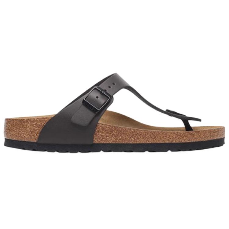 Birkenstock Gizeh EVA Abrasion Resistant Flip Flops Unisex Black Regular Loose Fit 1029231