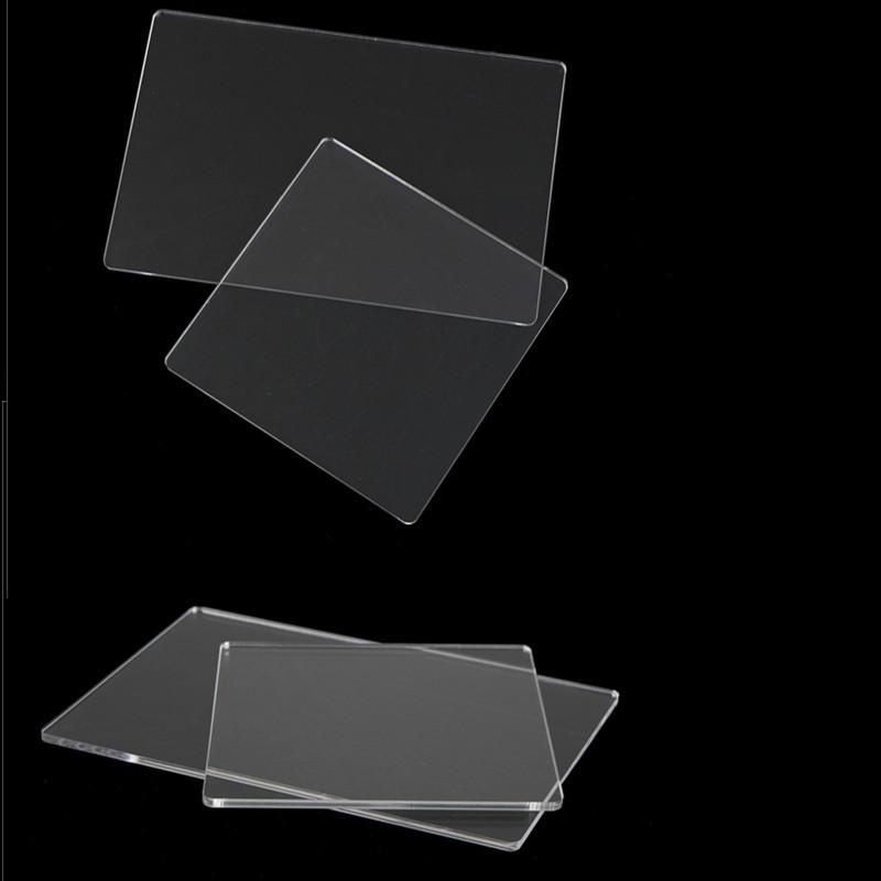Drop Shipping Size S/L Perfect Acrylic Transparent Clay Pottery Sculpture Tool Workbench Pressure Plate Clay Tools