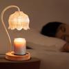 Marmor Wachsschmelzer Lampe, Flammlose Duftkerzen Schmelzer Lampe Mit Timer, Retro Amerikanischer Stil Aroma Diffusor Nachtlicht Für Schlafzimmer Wohnzimmer