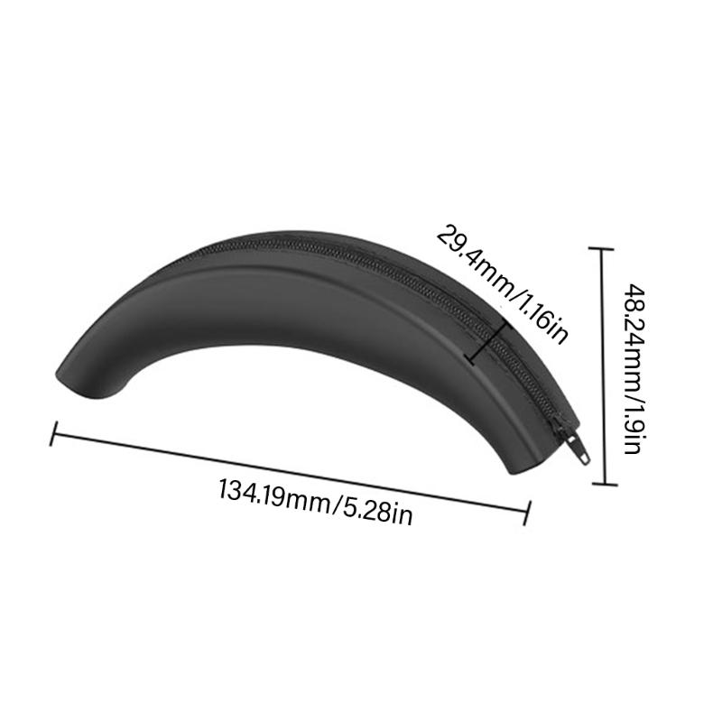 Comfortable Headband Cover for SonoFlow Headphones Headbeam Skin Protector Zipper Cover Headbeam Cushions Sleeve